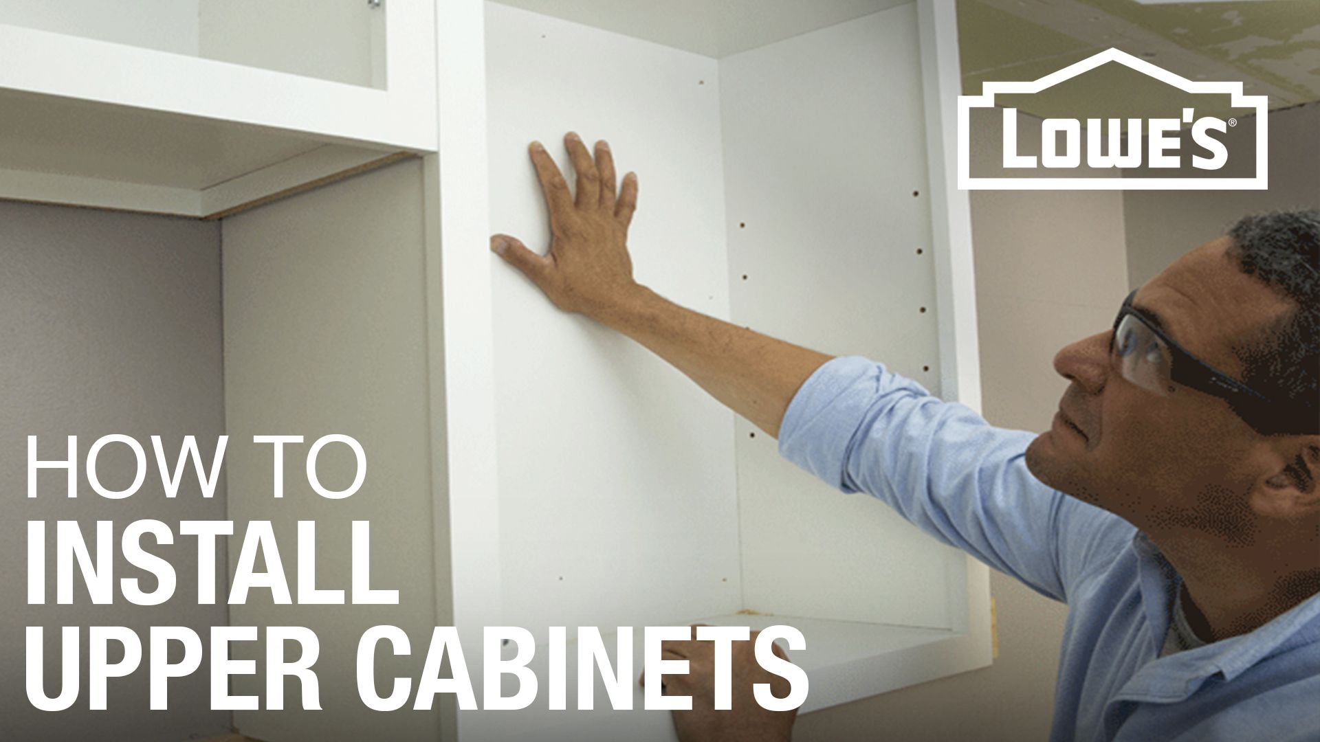 install kitchen wall cabinet screws