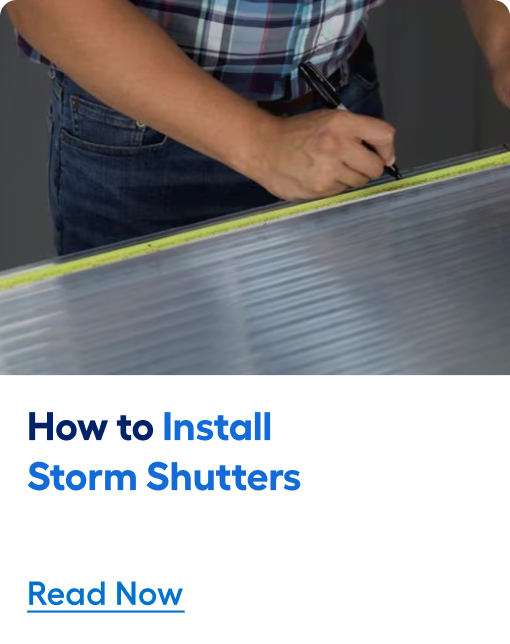 Learn how to install storm shutters. Read article now.