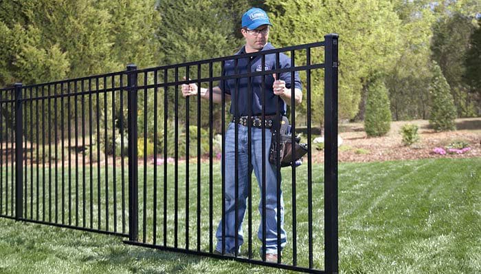 How To Install An Aluminum Fence Lowe S
