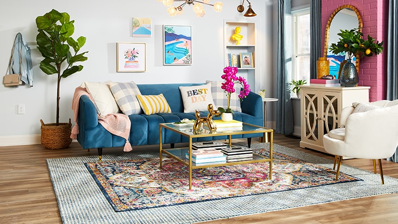 Decorating with blue carpet - Liz Daigle Real Estate