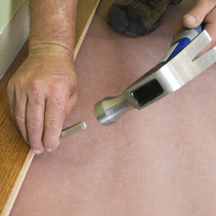 How To Install Wood Flooring Lowe S, Nail Down Hardwood Floor