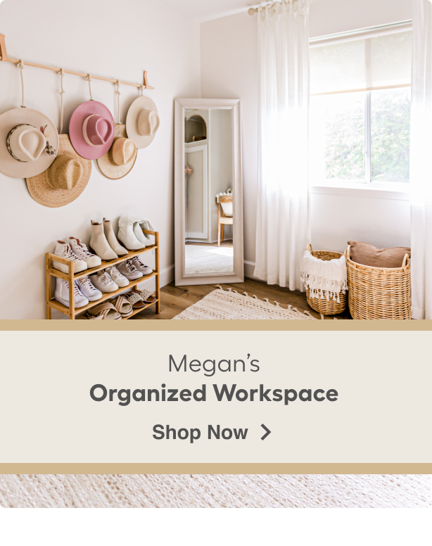 Megan's Organized Workspace.