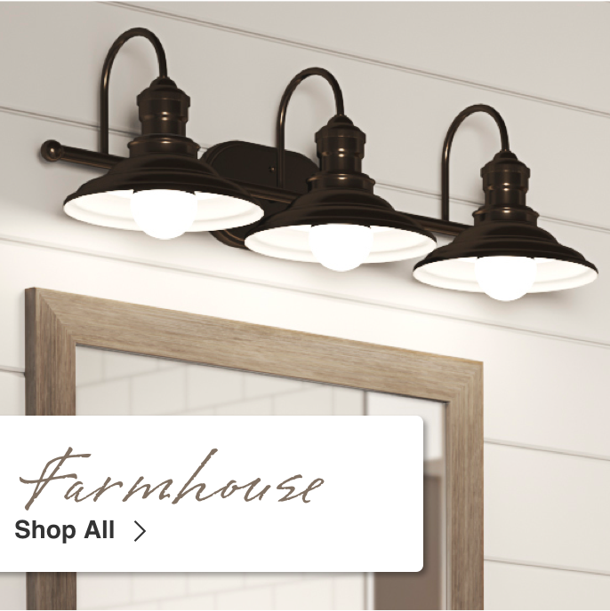 Vintage Farmhouse Wall Lamp for Bathroom Powder Room Living Room 3-Light Industrial Wall Sconce Lighting with Glass Shade BRKNIT Black Bathroom Vanity Light Fixtures Over Mirror 