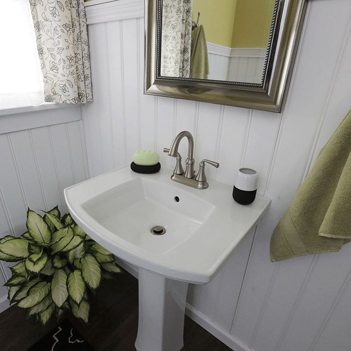 How To Install A Pedestal Sink, Can You Turn A Pedestal Sink Into Vanity