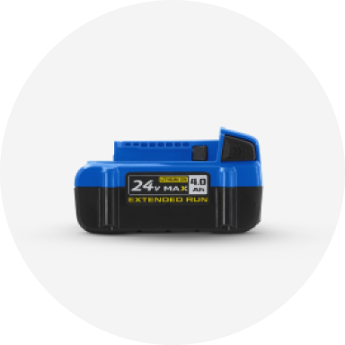 24 volt max extended run lithium ion battery.