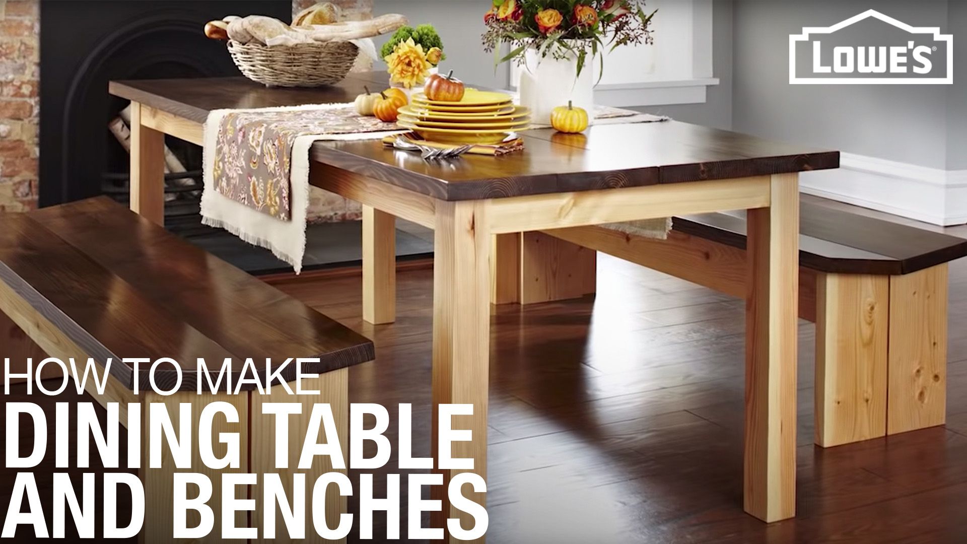 How To Make A Diy Dining Table Set Lowe S