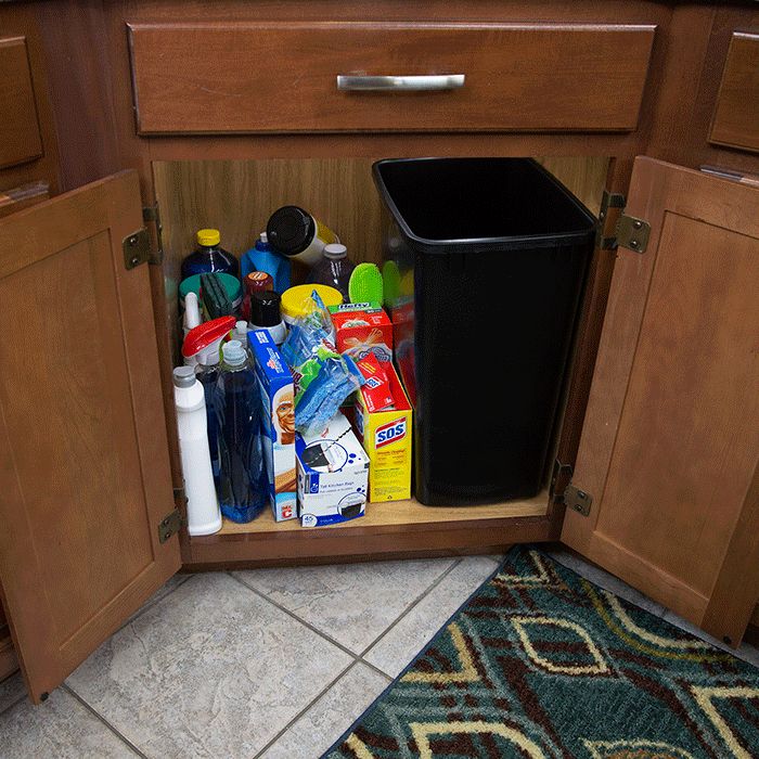 Install Cabinet Organizers