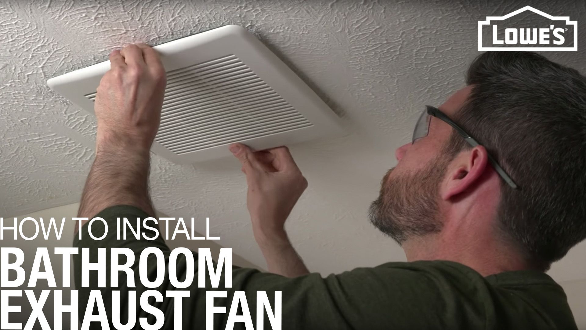 How to Install a Bathroom Exhaust Fan  Lowe