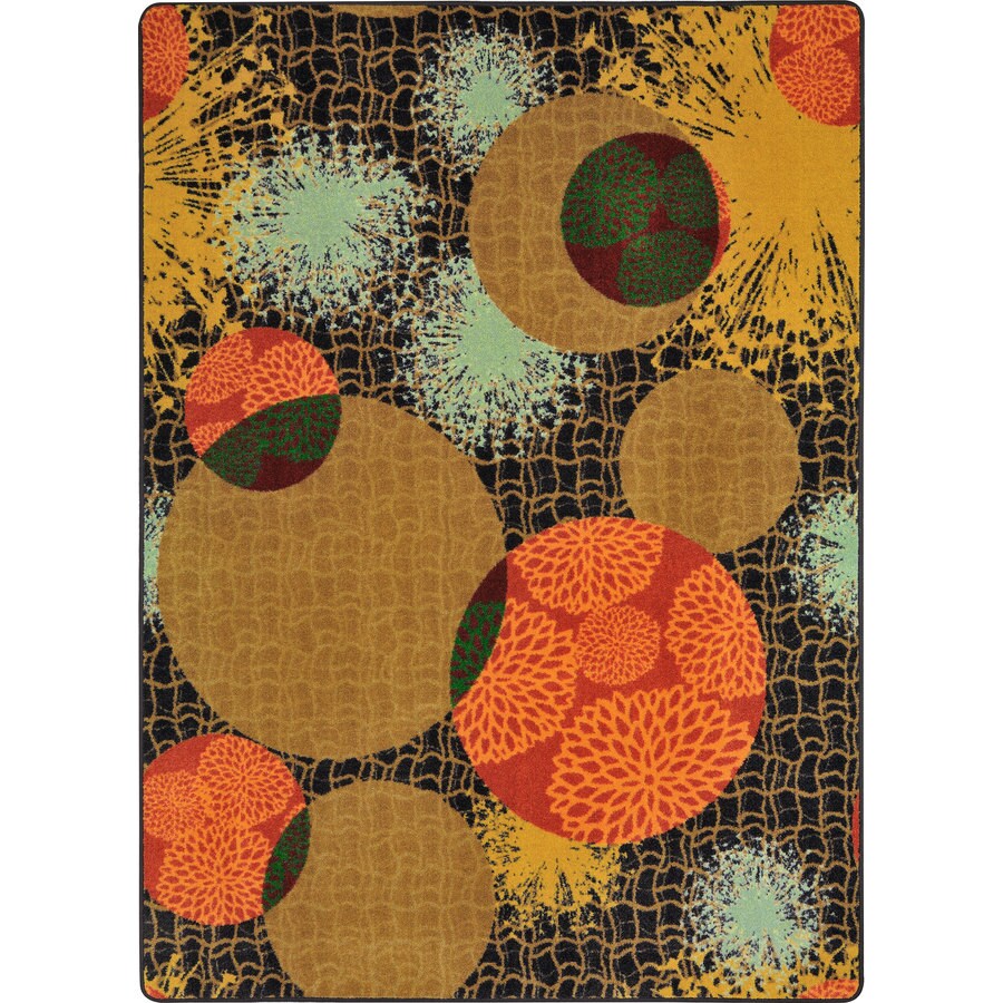 Joy Carpets First Take Autumn Rectangular Indoor Machine Made Joy Carpets First Take Autumn Rectangular Indoor Machine Made Bohemian Eclectic Area Rug Common 4 X 5 Actual Ft W L