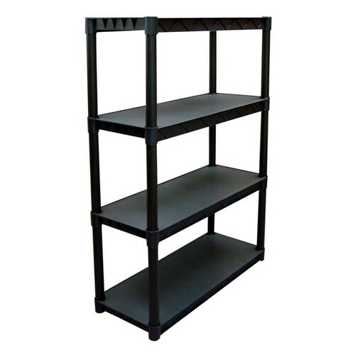 Plano 56.25in H x 34.25in W x 14.25in D 4Tier Plastic Freestanding