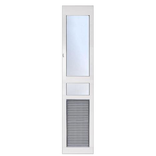 High Tech Pet Armor Flex Pet Doors Medium OffWhite Aluminum Pet Door