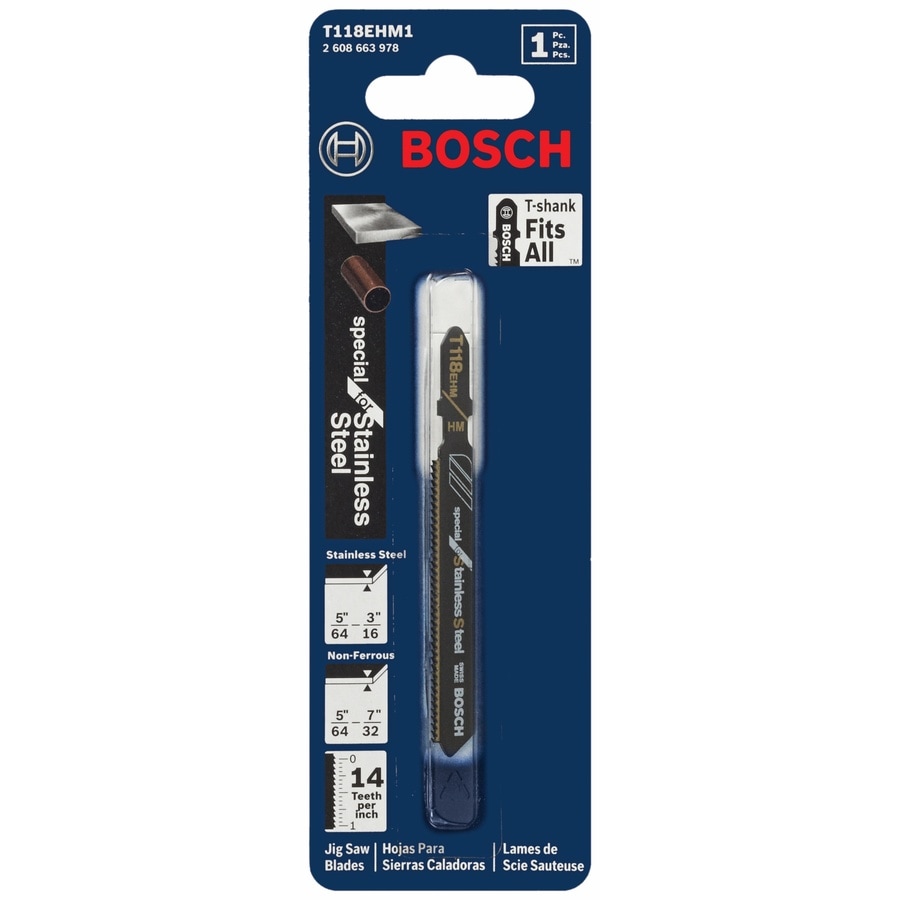 Bosch 3 1 4 In T Shank Bi Metal Jigsaw Blade At Lowes Com