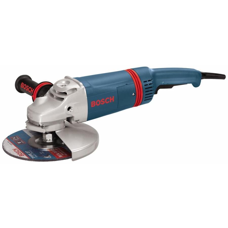 Bosch 9-in 15-Amp Sliding Switch Corded Angle Grinder in the Angle ...