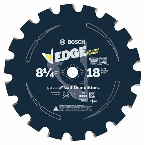 Bosch 81/4in 18Tooth Carbide Circular Saw Blade in the Circular Saw