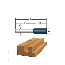 Bosch 1/2-in Carbide-Tipped Straight Bit