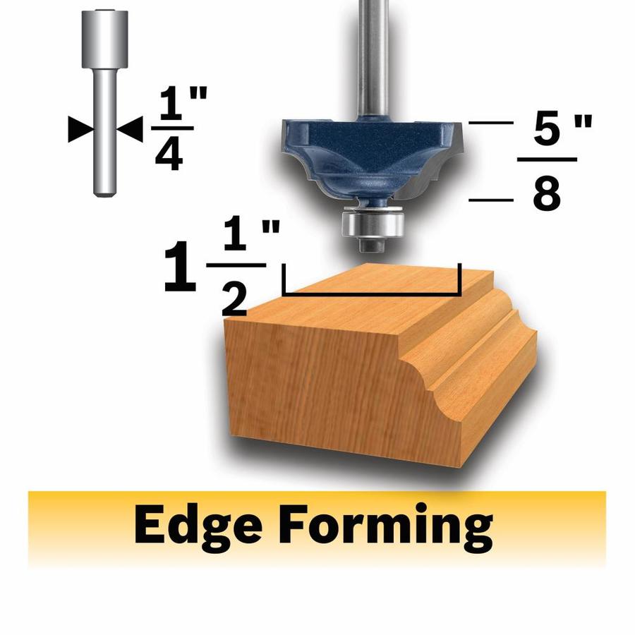 Bosch Carbide Tipped Classical Router Bit Lowes Inventory