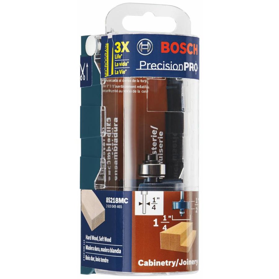 Bosch 1-1/4-in Carbide-Tipped Rabbeting Router Bit in the Cabinetry ...