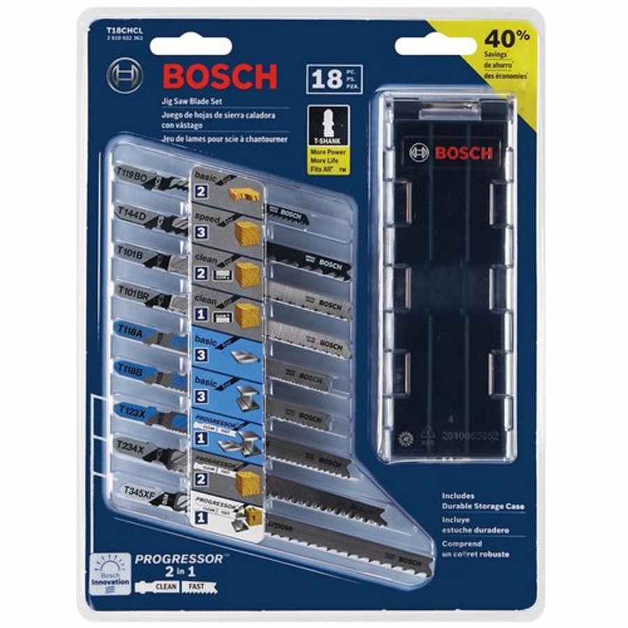 Bosch 18 Pack T Shank Jigsaw Blade Set At Lowes Com