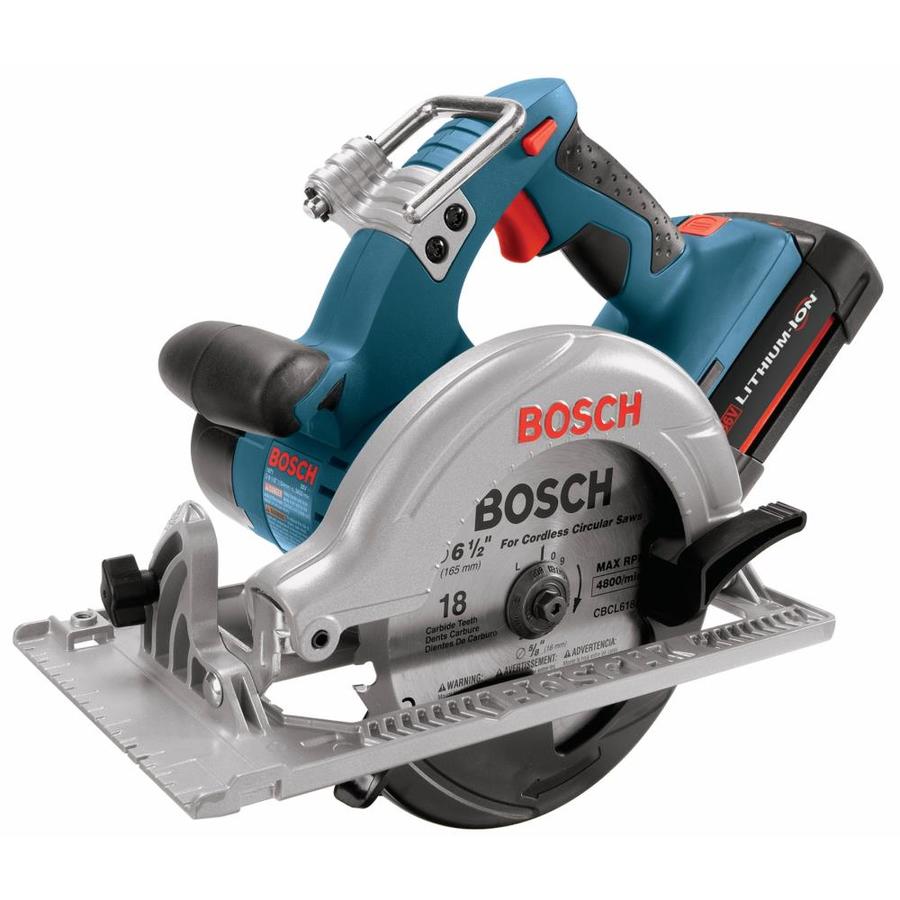 Bosch 36-Volt 6-1/2-in Cordless Circular Saw with Brake and Aluminum Shoe (Bare Tool Only)