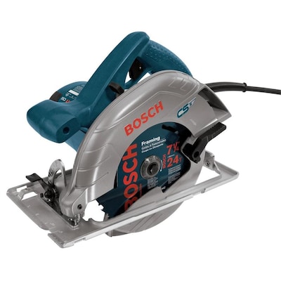 Bosch 7 1 4 In Corded Circular Saw With Steel Shoe At Lowes Com