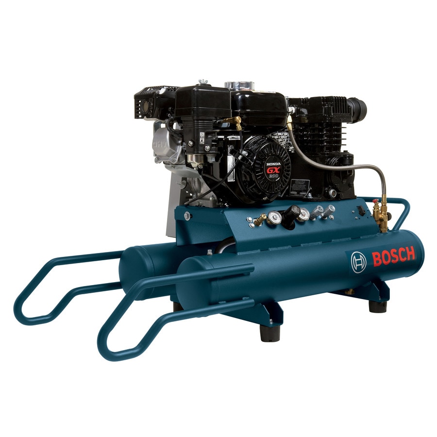 kussen Wedstrijd Besnoeiing Bosch 6.5-HP 8-Gallon 120-PSI 220-Volt Horizontal Portable Gas Air  Compressor at Lowes.com