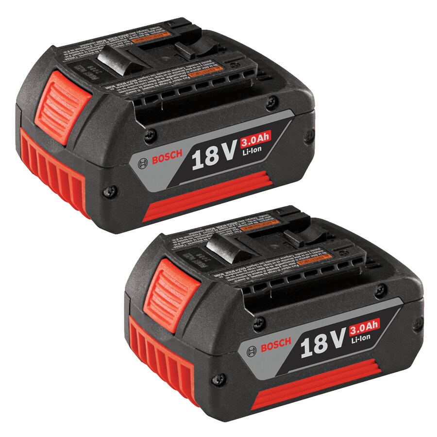 Bosch 2-Pack 18-Volt 3.0-Amp Hours Lithium Power Tool Batteries at ...