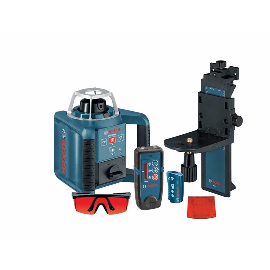 Bosch 1000 Ft Red Beam Self Leveling Rotary 360 Laser Level Kit At