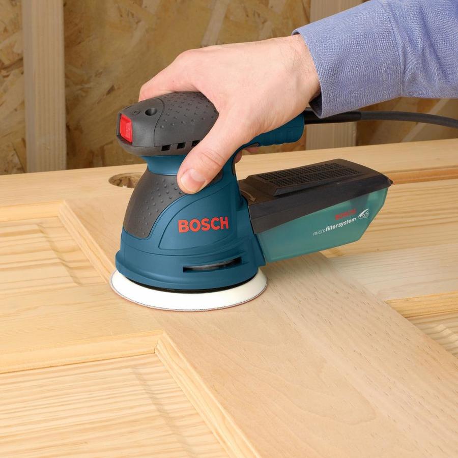 Bosch 120 Volt 2 5 Amp Random Orbital Sander With Bag In The 120 Volt 2 5 Amp Random Orbital Sander