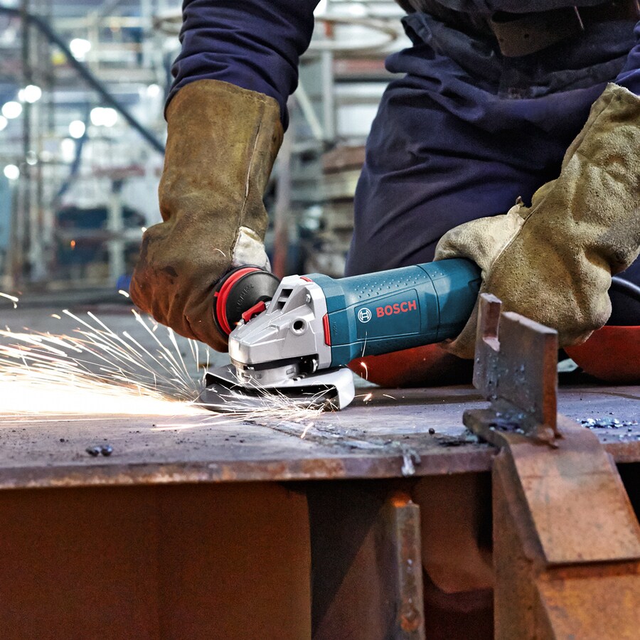 Bosch 5 in 12.5 Amp Paddle Switch Corded Angle Grinder at Lowes