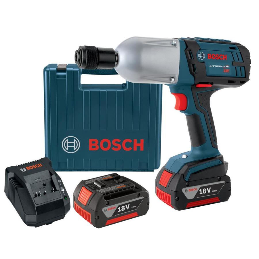 Bosch 18Volt 7/16in Drive Cordless Impact Wrench (2Batteries) at