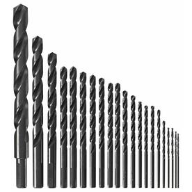 Bosch 21-Piece Black Oxide Coated HSS Twist Drill Bit Set