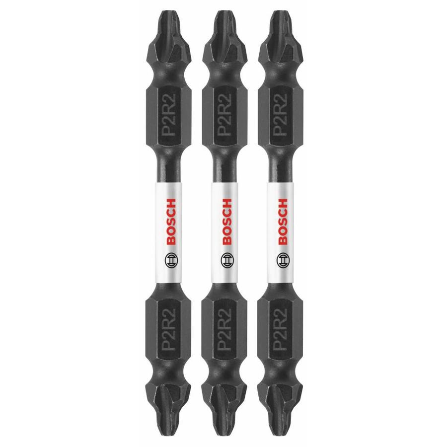 Bosch Impact Tough 3Piece 1/4in x 21/2in Phillips/Square Phillips