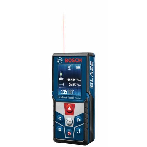 Bosch Blaze 135 Ft Indoor Outdoor Laser Distance Measurer With