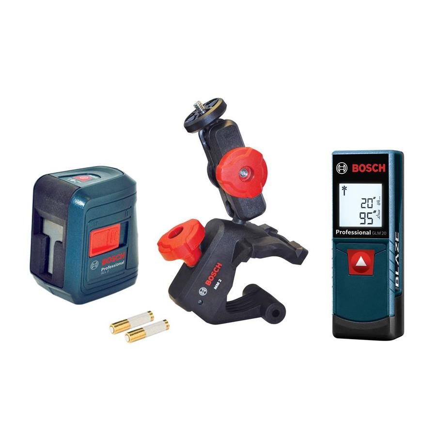 Bosch Blaze Combo Kit 65 Ft Indoor Laser Distance Measurer At