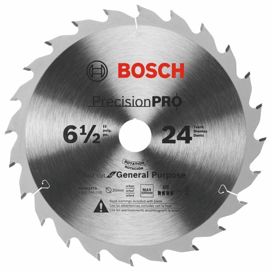 Bosch 61/2in 24Tooth Segmented Carbide Circular Saw Blade in the
