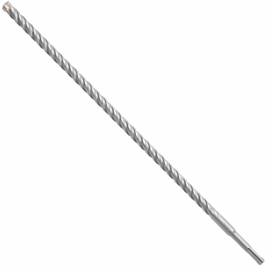 Bosch Bulldog Tough 4-Cutter 18-in Alloy Steel Masonry Drill Bit for SDS-Plus Drill