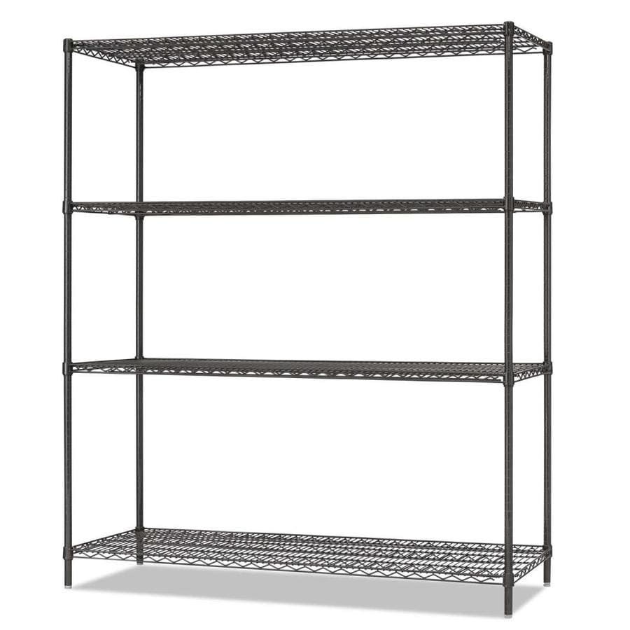 Alera 72-in H x 60-in W x 24-in D 4-Tier Steel Freestanding Shelving