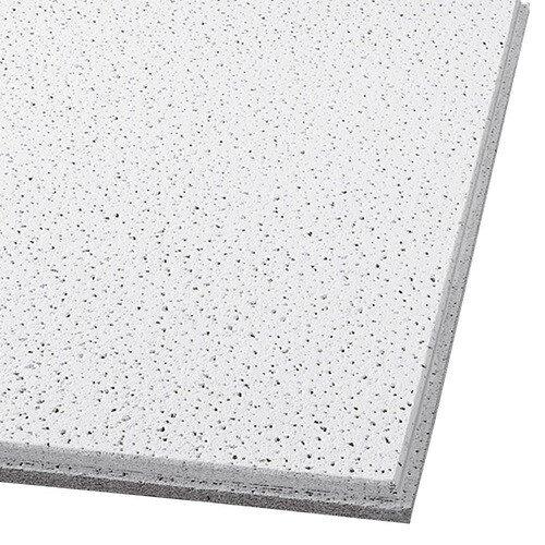 Common 24 In X 24 In Actual 23 75 In X 23 75 In Fine Fissured 12 Pack White Fissured 15 16 In Drop Acoustic Panel Ceiling Tiles