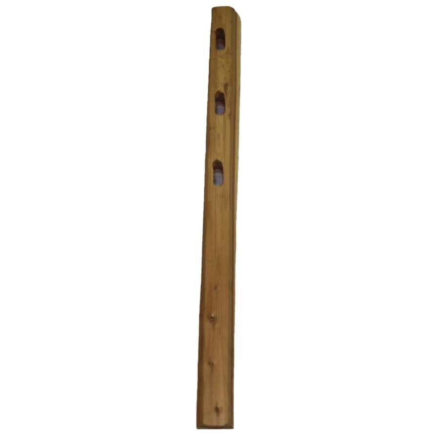 Idaho Timber Split-Rail Wood Fence Corner Post (Common ...