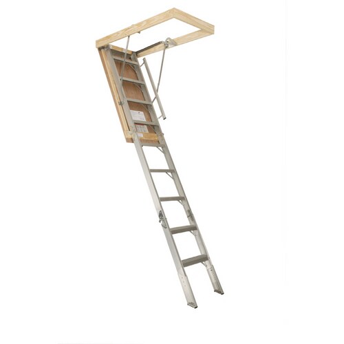 Century Industries, Inc. 8.9' Aluminum Attic Ladder at