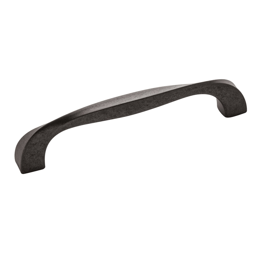 Hickory Hardware Twist Collection Black Iron Rectangular ...