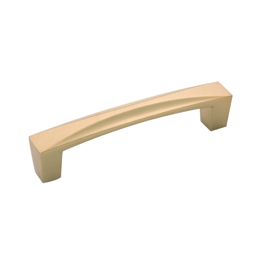 Hickory Hardware Crest Collection Flat Ultra Brass Rectangular Bar