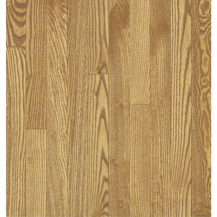 Bruce 2.25in W x Variable L Oak 3/4in Solid Hardwood Flooring at