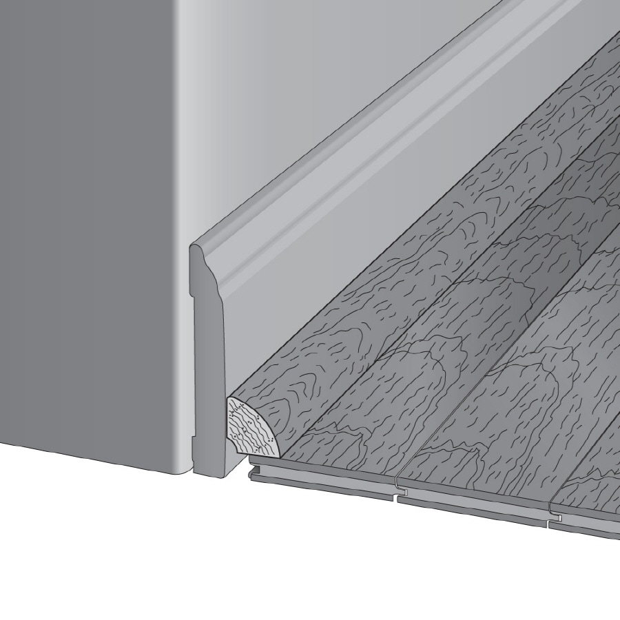 Bruce 0.75in x 78in Butterscotch Oak Quarter Round Floor Moulding at