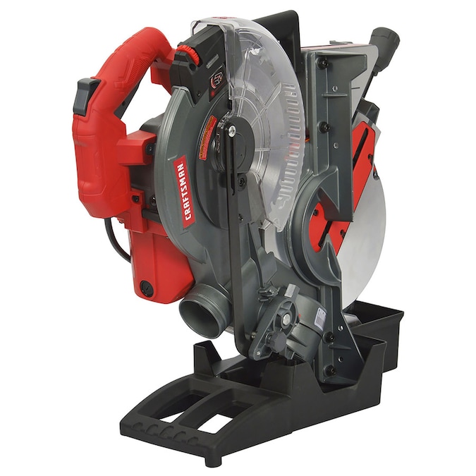 Craftsman 10 In 15 Amp Single Bevel Folding Compound Miter Saw In The Miter Saws Department At Lowes Com
