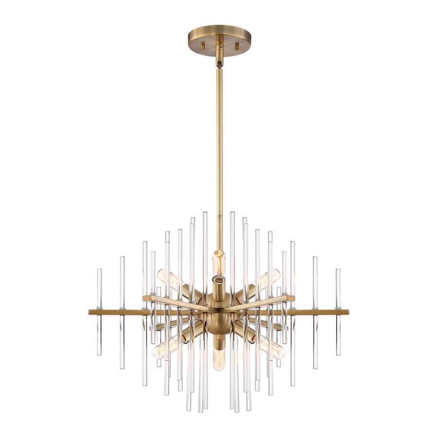 Designers Fountain Reeve 6 Light Burnished Antique Brass Designers Fountain Reeve 6 Light Burnished Antique Brass Transitional Abstract Chandelier