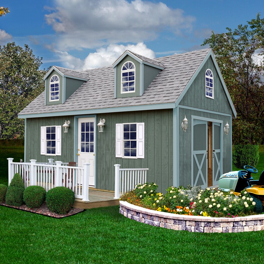 Best Barns 12-ft x 16-ft Arlington with floor Gable Engineered Storage ...