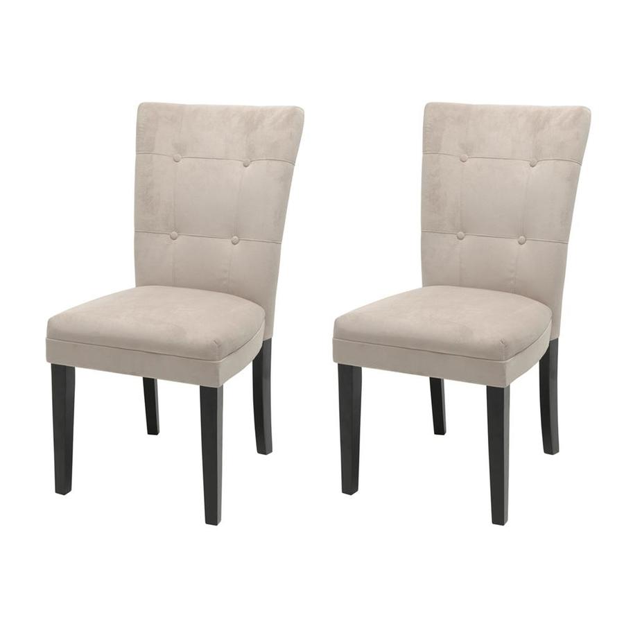Steve Silver Set of 2 Matinee Microfiber Upholstered Dining Side Chair