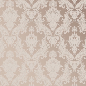 L And Stick Wallpaper At Lowes Tempaper Textured 56 Sq Ft Bisque Vinyl Damask L And Stick Wallpaper