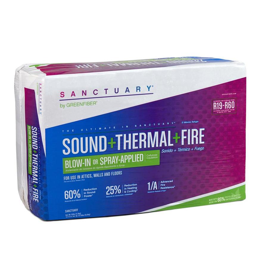 US Greenfiber SANCTUARY SPRAY BLOW-IN INSULATION 25 LBS